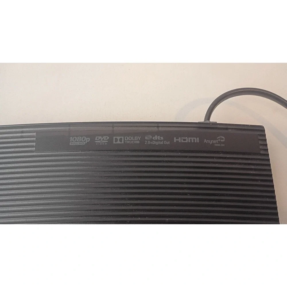 Samsung BD-JM51 Curved Blu-Ray Disc DVD Player + HDMI, No Remote - Tested, Works